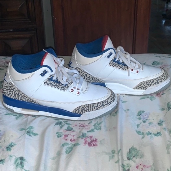 AIR JORDAN 3 RETRO OG 'TRUE BLUE' 2016 - Picture 2 of 5